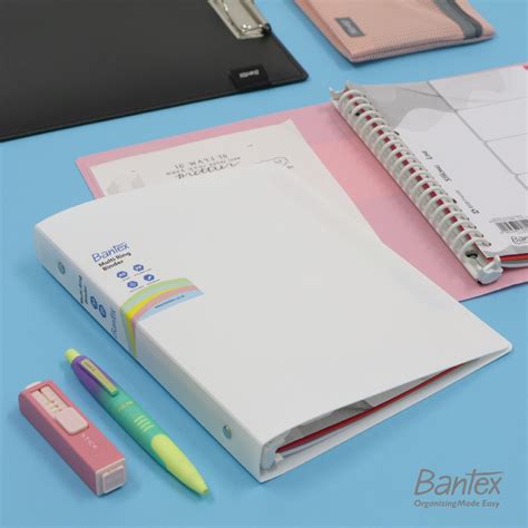 Jual Bantex A5 Trendy Multi Ring Binder 20 Hole White 3124 07 Shopee