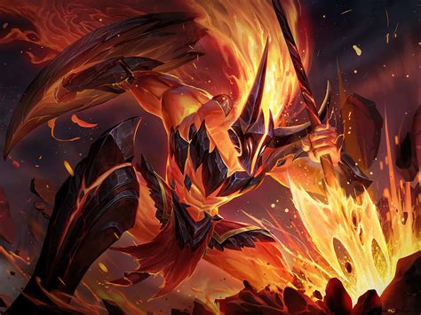 Infernal Pantheon V2 Runeterra League Of Legends LOL 4K Wallpaper