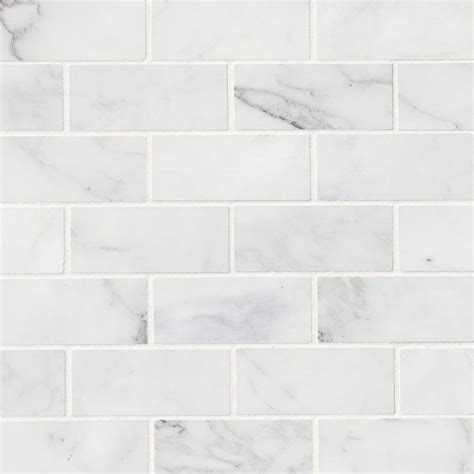 Msi Stone Calacatta Cressa Subway Tile Backsplash Mosaics