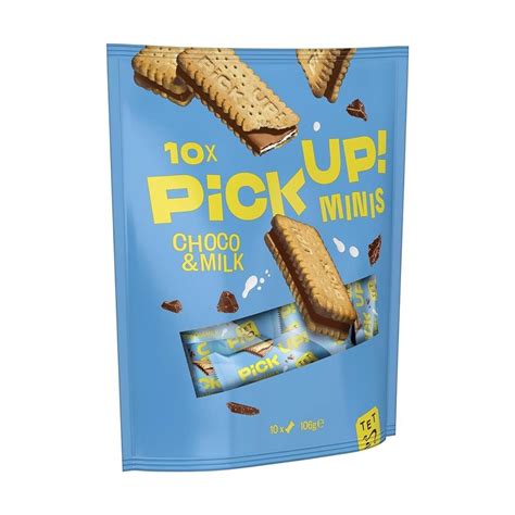 Buy Bahlsen Pick Up Minis Chocolate Milk Biscuit Bag 10x10 6g