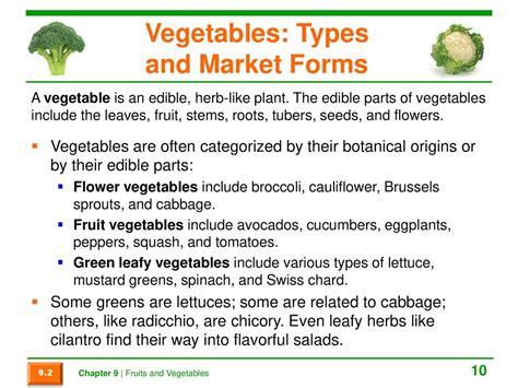 Chapter 9 Fruits And Vegetables Ppt Download