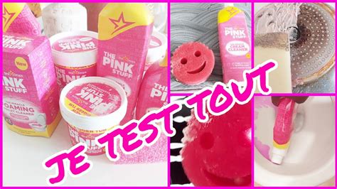 Astuces Tout Sur Les Produits The Pink Stuff Test Avis Youtube