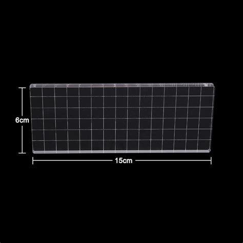 Klar akryl stempel blok høj gennemsigtighed akryl ... – Grandado