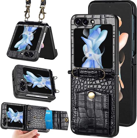 Amazon Ninki Compatible Samsung Galaxy Z Flip Case Wallet With