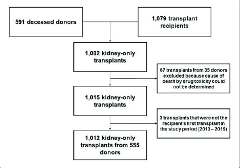 Flowchart of kidney transplant inclusion criteria. Note. The final ...