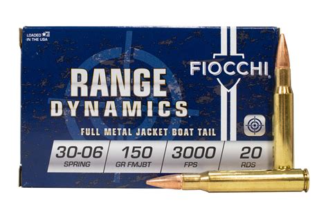 Fiocchi Springfield Gr Fmj Bt Range Dynamics Box