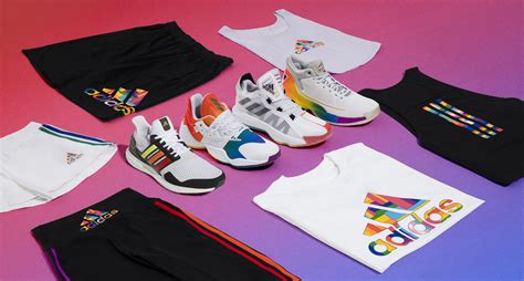 1 Adidas推出2020全新pride彩虹系列，以象徵lgbtq族群的六色彩虹旗為靈感，號召大眾驕傲面對真實自我，以實際行動擁抱不同