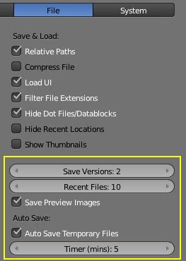 Interface How Can I Increase Decrease Undo Steps Blender Stack