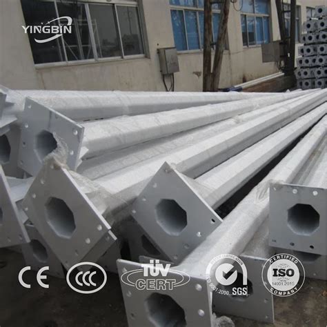 LED Solar Light Pole With Hot Hip Galvanization And Advanced Submerge Arc Welding Solar Light