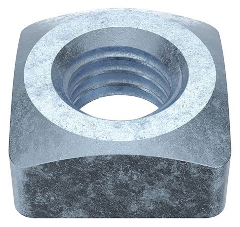 M10 15 Thread Size Steel Square Nut 38dg40m111401000001 Grainger