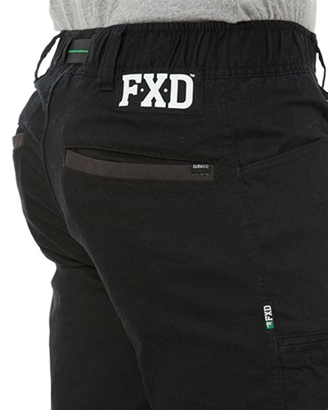 Fxd Wp 6 Elastic Waist Work Pant Black Buy Online