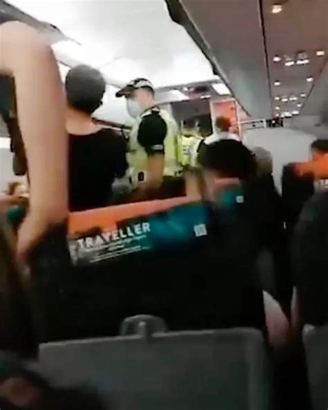 Police Escort Aggressive Easyjet Passenger Off Flight For Refusing To