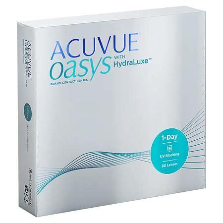 Acuvue Oasys HydraLuxe - 90 Pack Packaging: 90 Lenses per box Annual ...