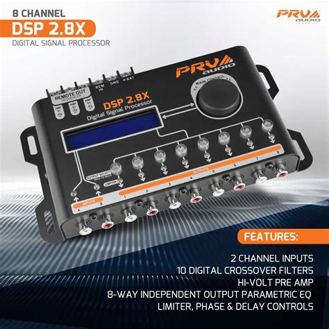 Dsp 28x 8 Channel Digital Audio Processor Prv Audio