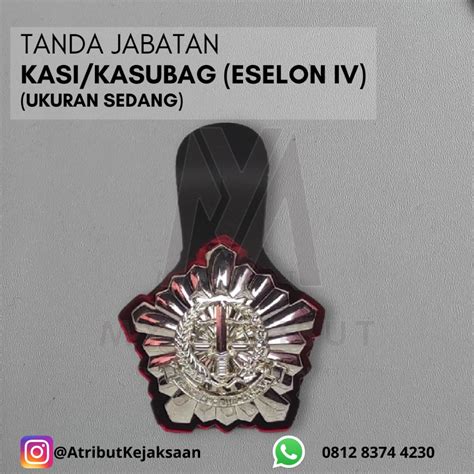 Tanda Jabatan Kasi Kasubag Ukuran Besar