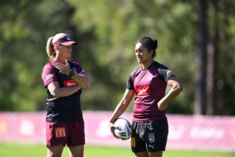 In Pictures Maroons Final Session On Home Turf Qrl