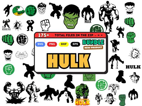 Hulk Svg Bundle Hulk Face Svg For Cricut Hulk Hands Svg Hulk Png