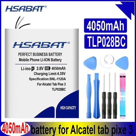 Hsabat Tlp Bc Tlp Bd Mah Battery For Alcatel Tab Pixe