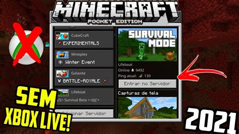 COMO JOGAR EM SERVIDORES NO MINECRAFT PE SEM XBOX LIVE TUTORIAL