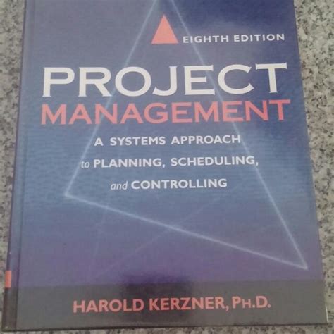 Project Management By Harold Kerzner Hobbies And Toys Books And Magazines