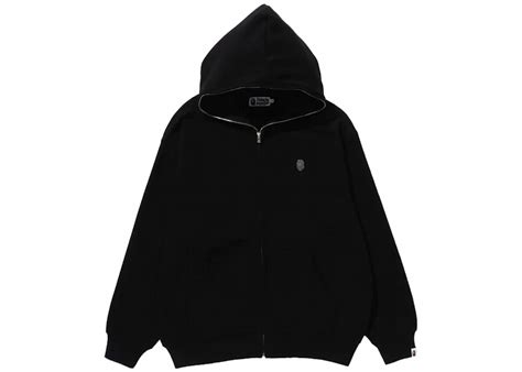 BAPE Metal One Point Full Zip Hoodie Black Men's - FW23 - US