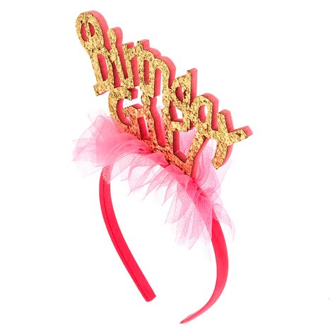 Kids Glitter Birthday Girl Headband Claires Ca