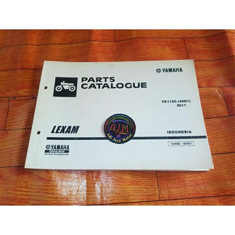 Jual Buku Part Catalog Katalog Copian Yamaha LEXAM Shopee Indonesia