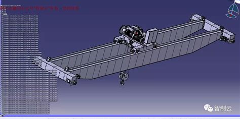 【工程机械】桥式起重机设计3d模型图纸 Catia建模 附stp格式catia 仿真秀干货文章