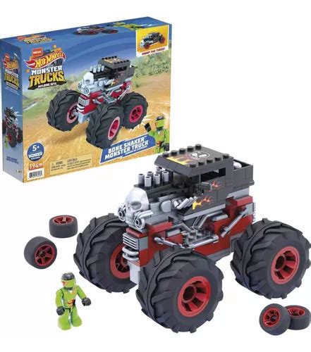 Mega Construx Hot Wheels Monster Trucks Bone Shaker Mattel Parcelamento Sem Juros