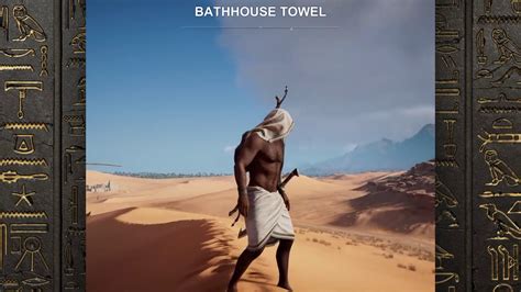 Assassins Creed Origins Outfits Bathhouse Towel Youtube