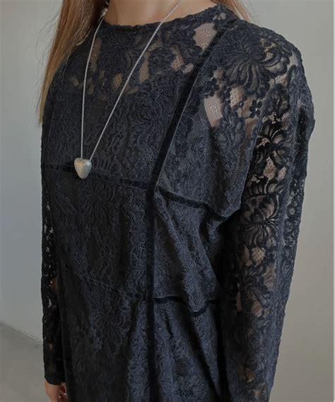 Ameri（アメリ）の「cut Sew Lace Harness Dress（ワンピース）」 Wear