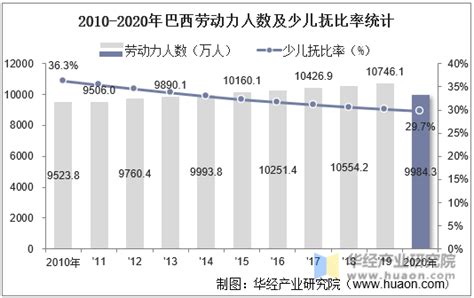 2010 2020年巴西人口数量、人口性别、年龄结构及劳动力人数统计分析华经情报网华经产业研究院