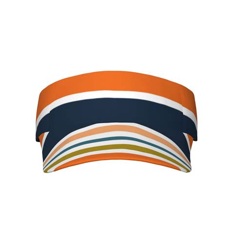 Lukts Colorful Pastel Stripes Sun Sports Visor Adjustable Cap For Men