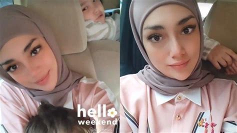 Potret Celine Evangelista Pakai Hijab Terlihat Cantik Dan Jadi Sorotan