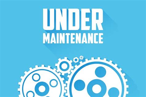 Under Maintenance Page Message | Custom-Designed Web Elements ...