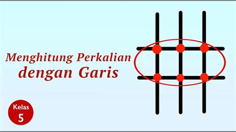 Kelas 05 Matematika Cara Menghitung Perkalian Dengan Garis Video