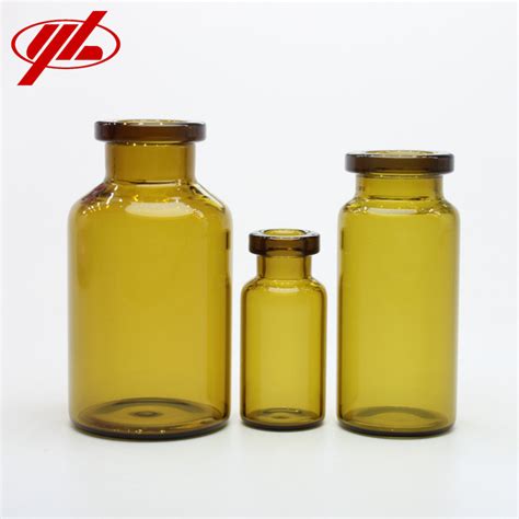 Amber Washing With Wfi Eo Sterilized Depyrogenation Glass Sterile Vials