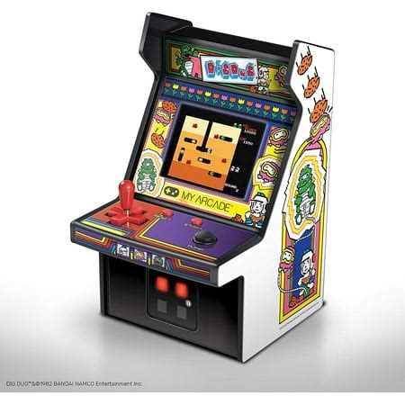 My Arcade Dig Dug Micro Player, Collectible Mini Arcade, Features ...