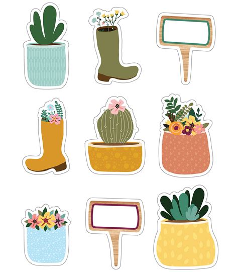 Carson Dellosa Grow Together 36 Piece Garden Bulletin Board Cutouts