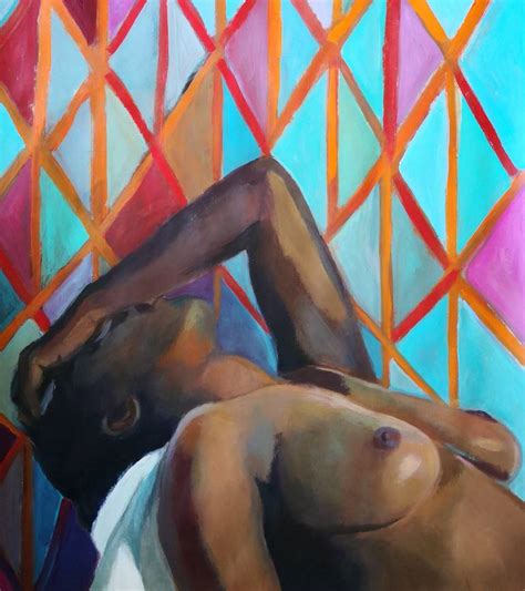 Reclining Nude Painting By Anyck Alvarez Kerloch Saatchi Art