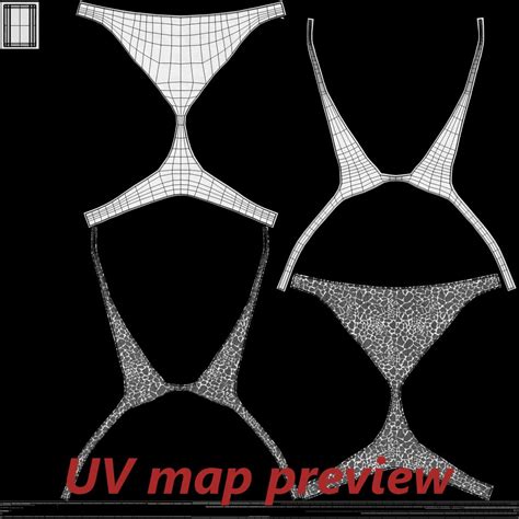 Bikini Modelo D Ds Blend Dae Fbx Obj Free D