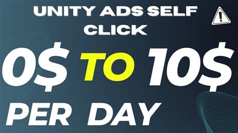 Unity Ads Self Click Trick Unity Ads Self Click App YouTube