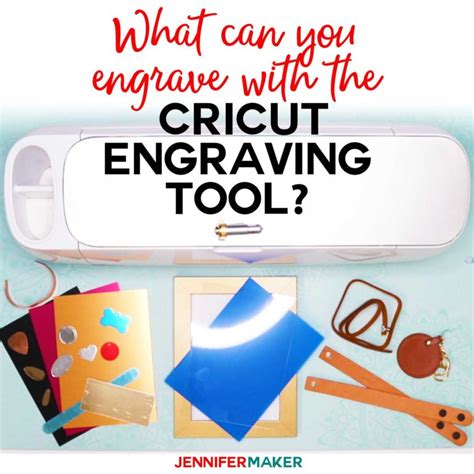 Cricut Maker Engraving Tool What Materials Can We Engrave Jennifer