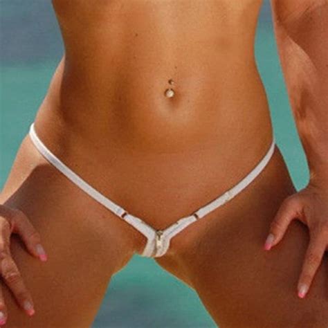 Extreme Crotchless Bikini G String Super Low Waist Mini G String Tanga