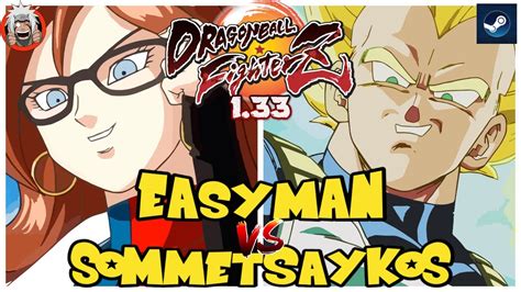 DBFZ Sommet Saykos Vs Easyman Kefla Frieza A21LC Vs VegetaSSJ