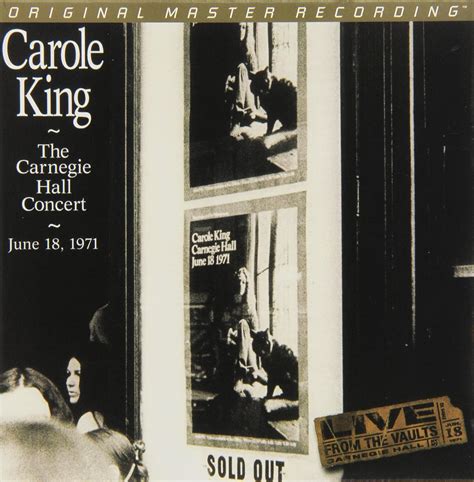 King Carole Carnegie Hall Concert June 18 1971 Music