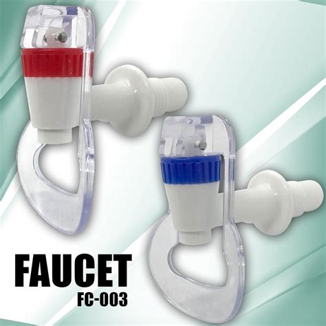 Set Universal Size Push Type Plastic Cold Hot Water Dispenser Faucet Tap Replacement Set