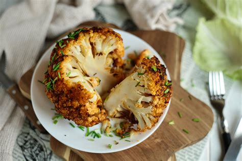 Gebackener Blumenkohl Im Dutch Oven