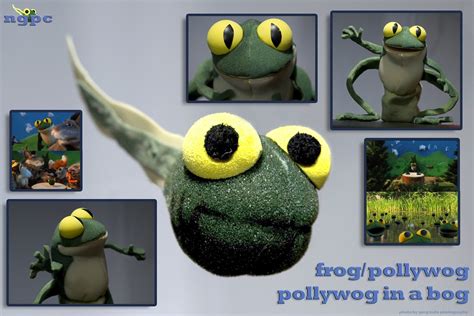 Frog And Pollywog Puppets From Pollywog In A Bog Puppets F Flickr