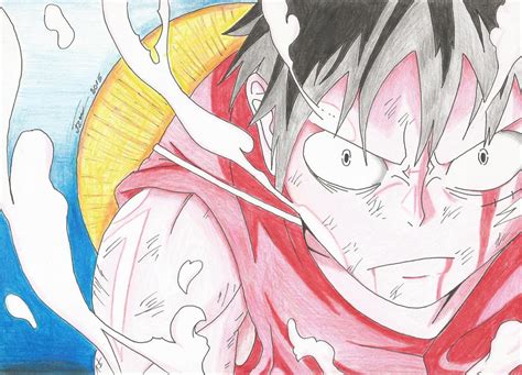 Luffy Gear Second Drawing